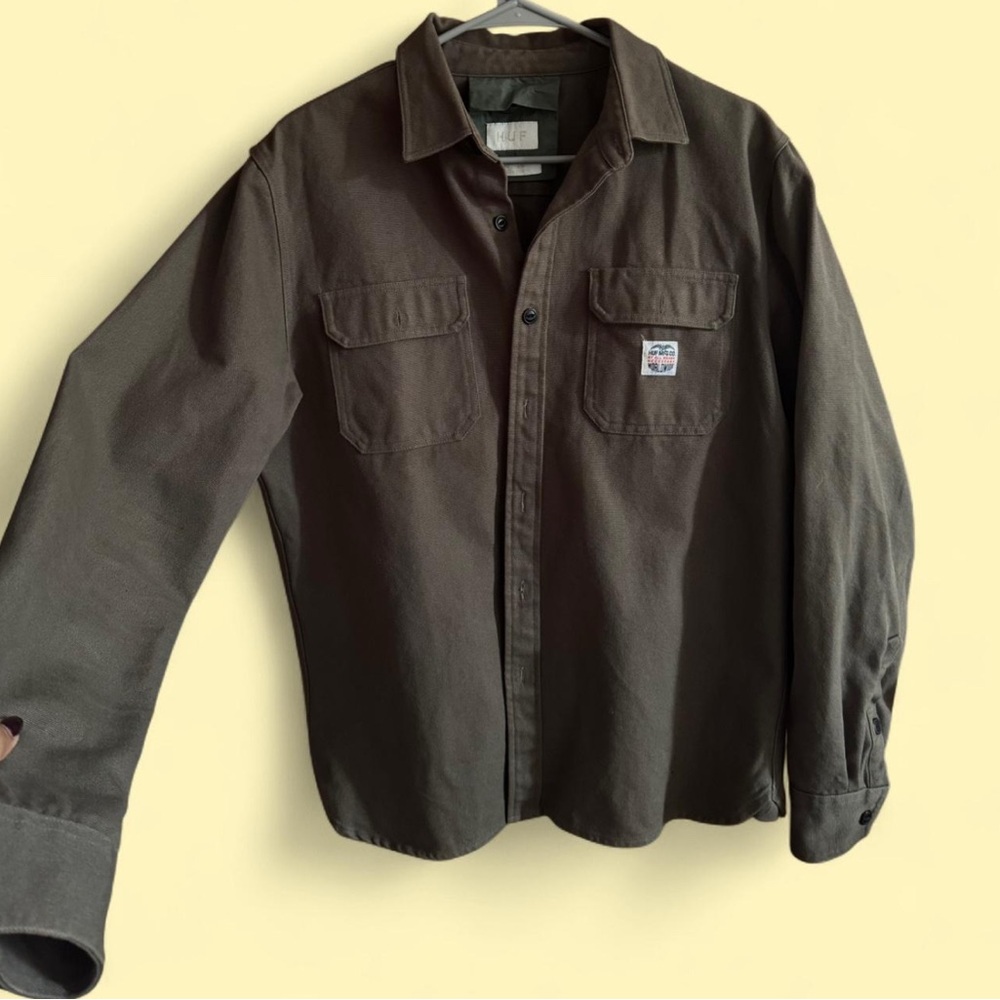 HUF Khaki Green Workwear Shirt